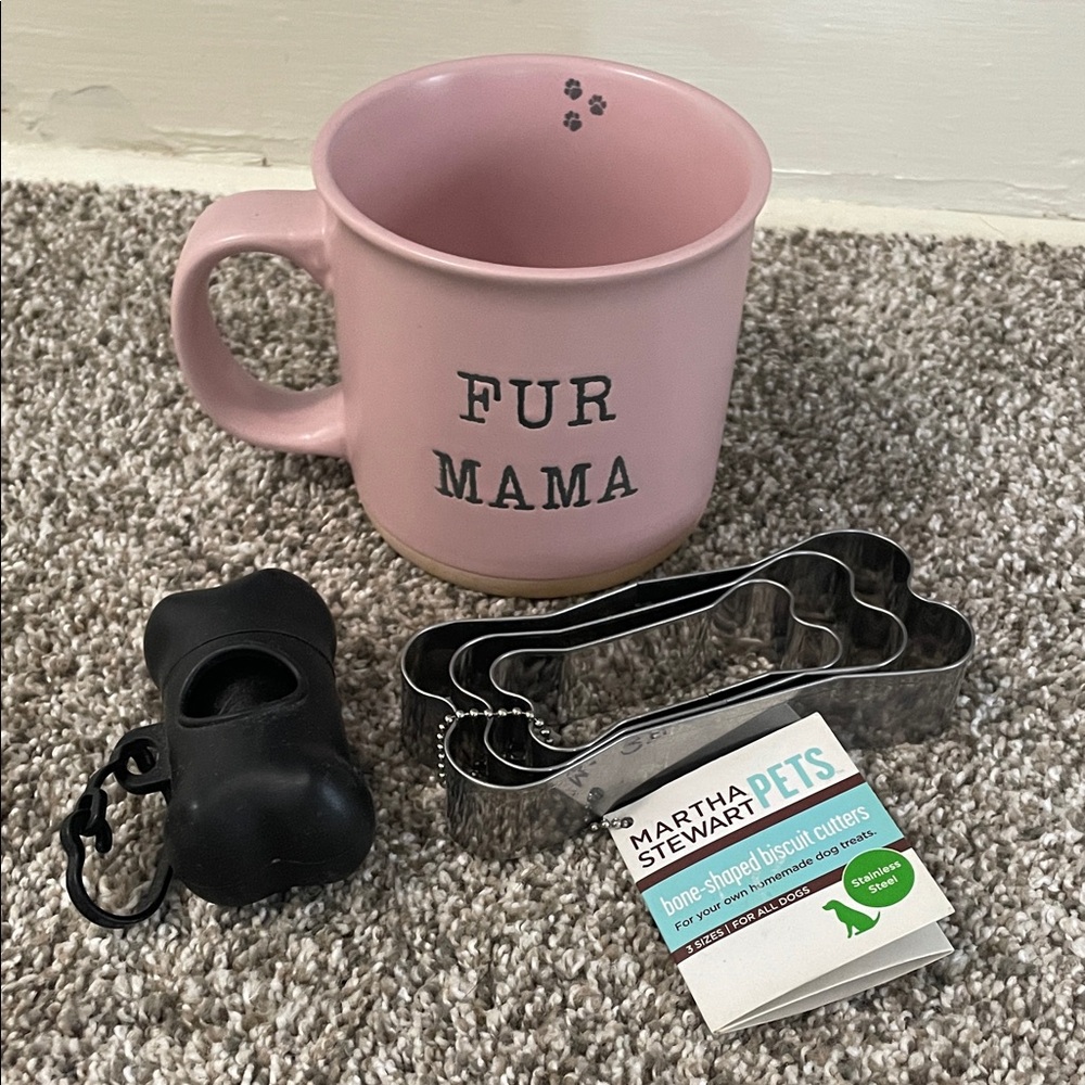 Badgley Mischka Fur Mama Mug and Treat  Set